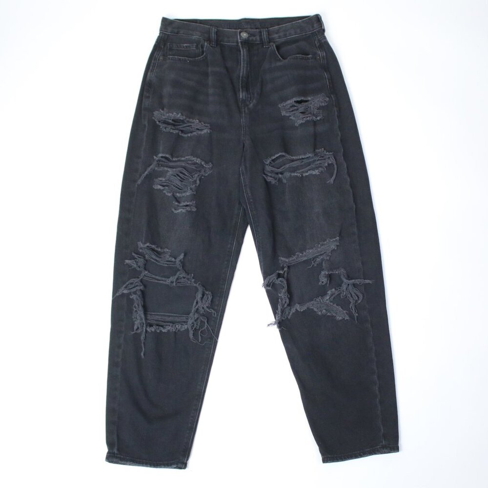 American Eagle Womens Size 8 Distressed Relaxed Mom Jeans - Picture 2 of 9